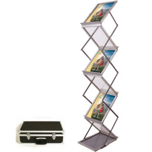 Folding Aluminium Brochure Stand