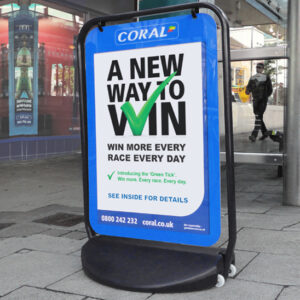 A1 Swing Pavement sign