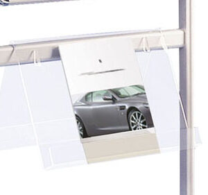 Acrylic Brochure shelves for A1 Poster Information Board