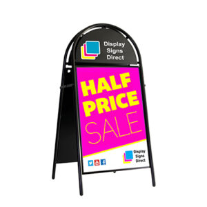 Booster A-Board Pavement Sign