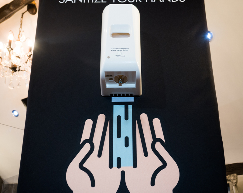 Fabric Hand Sanitiser Display Stand - Image 2
