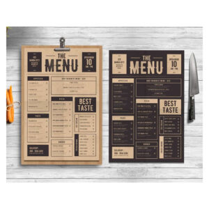 flat-menu-printing