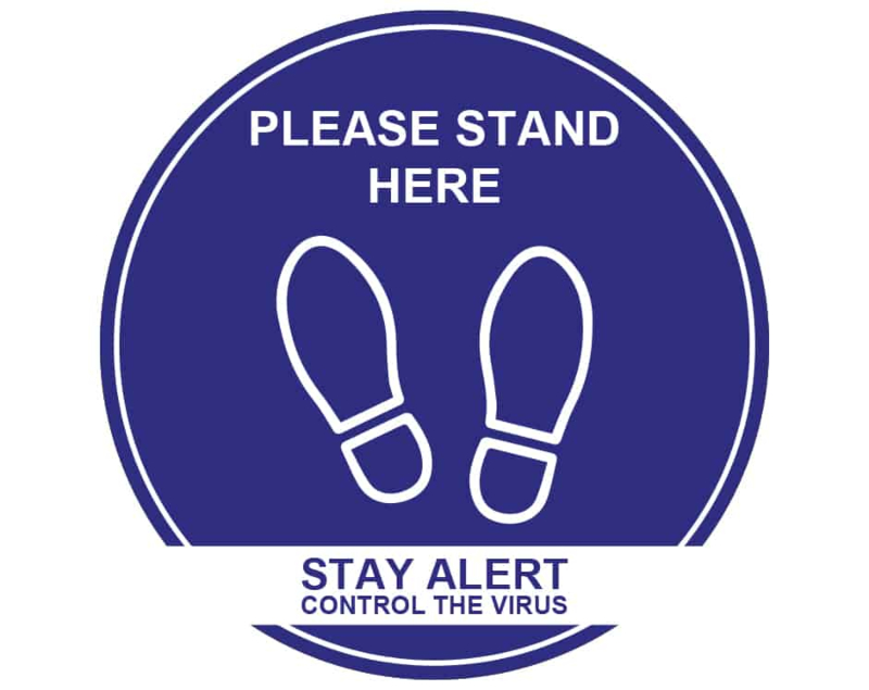 Please Stand Here Floor Stickers - Image 5
